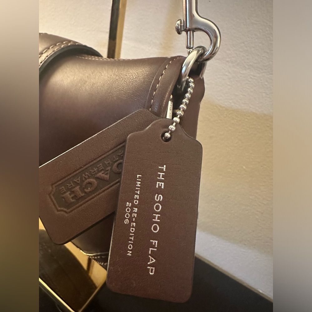 COACH Soho Brown THE SOHO FLAP Limited Re-Edition - Picture 3 of 8
